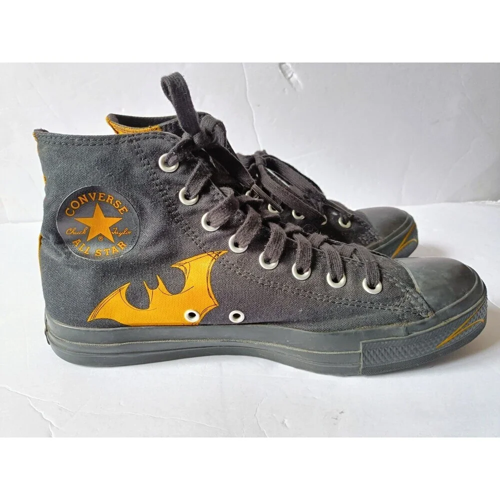 Converse All Star Chuck Taylor Batman Shoes Men's 9 All Over Print High Top
